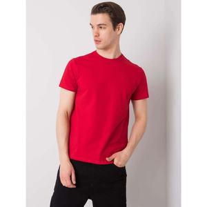LIWALI Red smooth men's t-shirt vyobraziť