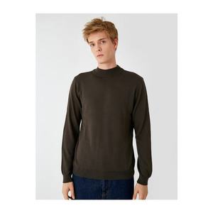 Koton Long Sleeve Stand Collar Knitwear Sweater vyobraziť