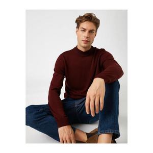Koton Long Sleeve High Collar Cotton Sweater vyobraziť
