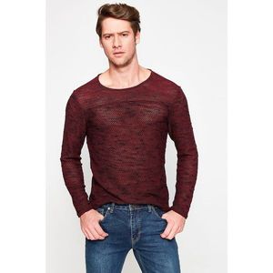 Koton Men's Burgundy Sweater vyobraziť