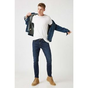 Koton Men's Blue Michael Skinny Fit Jeans vyobraziť