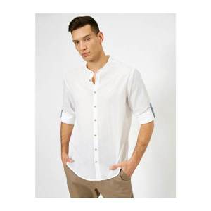 Koton Men's White Shirt vyobraziť