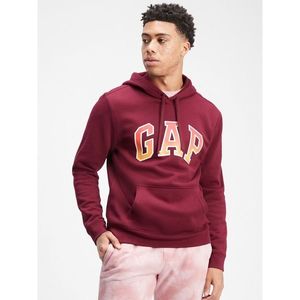 GAP Mikina Logo arch hoodie vyobraziť