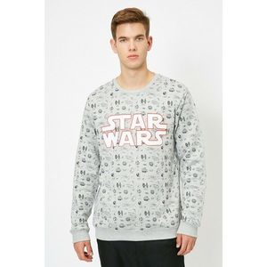 Koton Male Grey Star Wars Licensed Printed Sweatshirt vyobraziť