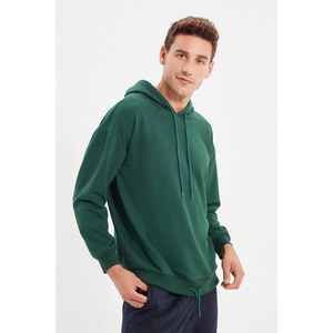 Trendyol Emerald Green Men's Regular Fit Sweatshirt vyobraziť