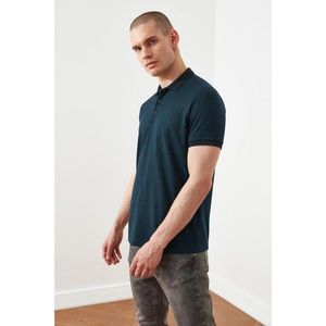 Trendyol Green Men's Slim Fit Short Sleeve Polo Neck T-shirt vyobraziť