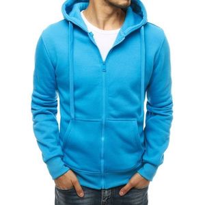 Light blue men's hoodie BX4689 vyobraziť