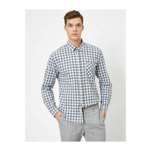 Koton Checkered Pocket Detail Shirt vyobraziť