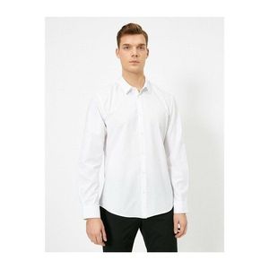 Koton Men's Button Detailed Shirt vyobraziť