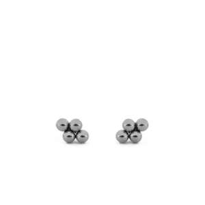 Minimalist earrings Vuch Irakli Silver vyobraziť