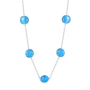 Praqia Originálne strieborný náhrdelník Blue sky N6422_RH vyobraziť