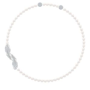 Swarovski Elegantný perlový náhrdelník s pierkami Nice 5493403 vyobraziť