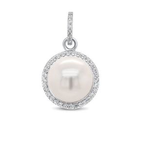 Brilio Silver Pôvabný strieborný prívesok so zirkónmi a perlou PT01 vyobraziť