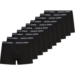 Jack&Jones 10 PACK - pánske boxerky JACSOLID 12189937 Black M vyobraziť