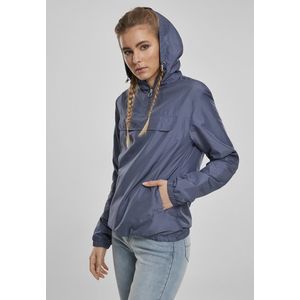 Urban Classics Ladies Basic Pull Over Jacket vintageblue - XS vyobraziť