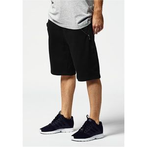 Urban Classics Side-Zip Synthetic Leather Sweatshorts blk/blk - XL vyobraziť