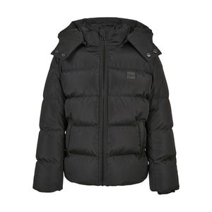 Urban Classics Boys Hooded Puffer Jacket black - 110/116 vyobraziť