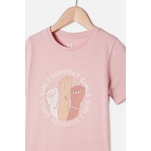 Dievčenské tričko Girls support vyobraziť