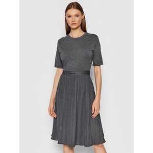 Calvin Klein Každodenné šaty Micro Pleat K20K203061 Sivá Regular Fit vyobraziť