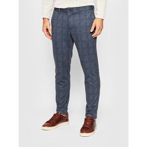 Only & Sons Bavlnené nohavice Mark 22019887 Tmavomodrá Tapered Fit vyobraziť