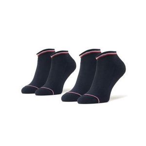 Tommy Hilfiger Súprava 2 párov členkových pánskych ponožiek 100001093 Tmavomodrá vyobraziť