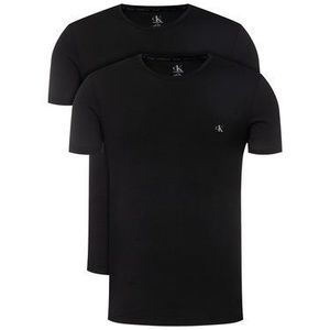 Calvin Klein Underwear 2-dielna súprava tričiek Sort 000NB2221A Čierna Regular Fit vyobraziť