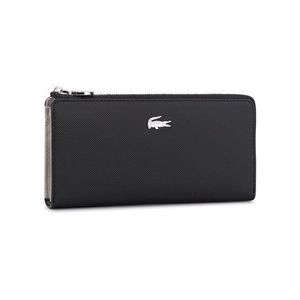 Lacoste Veľká dámska peňaženka Slim Zip Wallet NF2780DC Čierna vyobraziť