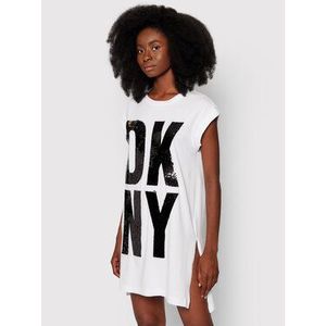 DKNY Tunika P1DTDB2M Biela Regular Fit vyobraziť