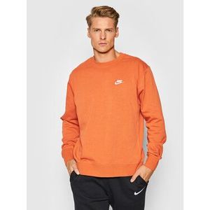 Nike Mikina Sportswear Club BV2666 Oranžová Standard Fit vyobraziť