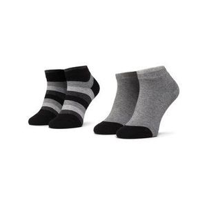 Tommy Hilfiger Súprava 2 párov detských členkových ponožiek 354010001 Čierna vyobraziť