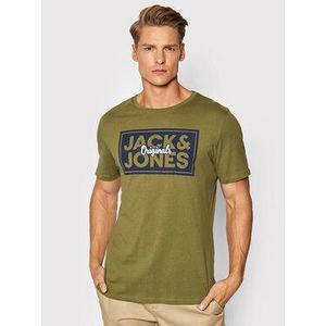Jack&Jones Tričko Tapes 12196583 Zelená Standard Fit vyobraziť