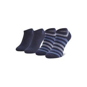 Tommy Hilfiger Súprava 2 párov členkových pánskych ponožiek 382000001 Tmavomodrá vyobraziť