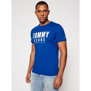 Tommy Jeans Tričko Center Chest Tommy Graphic DM0DM10243 Modrá Regular Fit vyobraziť