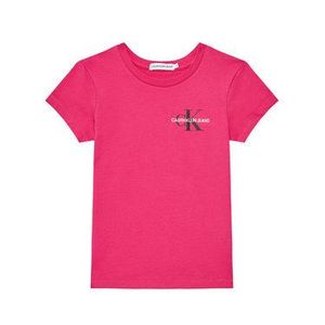 Calvin Klein Jeans Tričko Chest Monogram IG0IG00573 Ružová Regular Fit vyobraziť