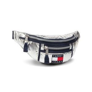 Tommy Jeans Ľadvinka Tjw Hertiage Bumbag Metallic AW0AW09109 Strieborná vyobraziť