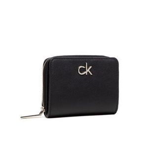 Calvin Klein Malá dámska peňaženka Re-Lock Z/A Wallet W/Flap Md K60K608455 Čierna vyobraziť
