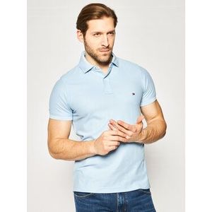 Tommy Hilfiger Polokošeľa MW0MW12569 Modrá Slim Fit vyobraziť