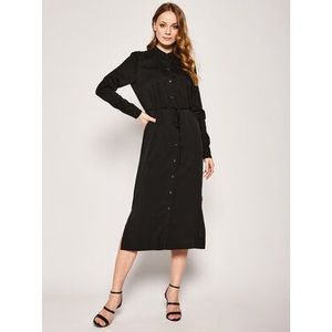 Calvin Klein Košeľové šaty Belted K20K201825 Čierna Regular Fit vyobraziť