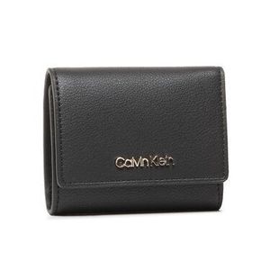 Calvin Klein Malá dámska peňaženka Trifold Xs K60K607251 Čierna vyobraziť