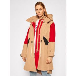 Tommy Hilfiger Parka ICONS Olivia WW0WW28401 Béžová Regular Fit vyobraziť