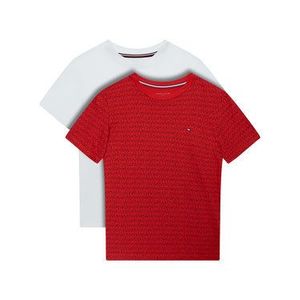 Tommy Hilfiger 2-dielna súprava tričiek UB0UB00389 Červená Regular Fit vyobraziť