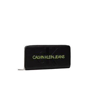 Calvin Klein Jeans Veľká dámska peňaženka Sculpted Mono Z/A K60K608397 Čierna vyobraziť