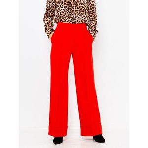 Nohavice pre ženy CAMAIEU - červená vyobraziť