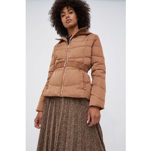 Páperová bunda Pennyblack dámska, béžová farba, zimná vyobraziť