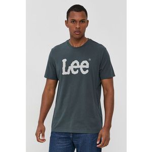 Bavlnené tričko Lee s potlačou vyobraziť