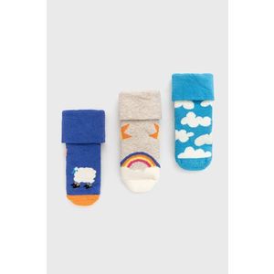Happy Socks - Detské ponožky Over The Clouds Terry (3-pak) vyobraziť