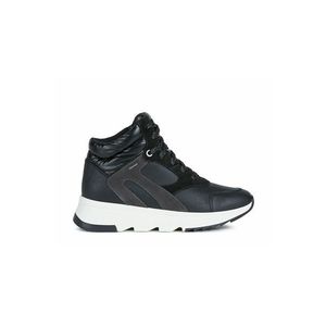 Topánky Geox čierna farba, na platforme vyobraziť