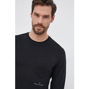 Trussardi - Bavlnené tričko s dlhým rukávom vyobraziť