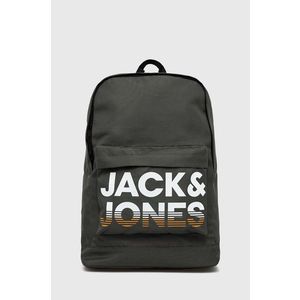 Ruksak Jack & Jones pánsky, šedá farba, veľký, s potlačou vyobraziť