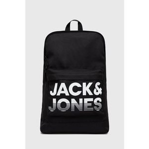 Ruksak Jack & Jones pánsky, čierna farba, veľký, s potlačou vyobraziť